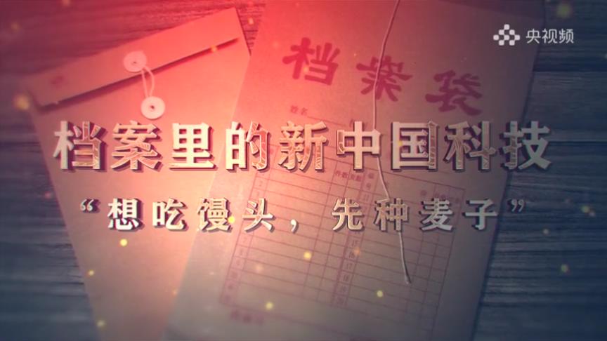 20.《档案里的新中国科技·“想吃馒头，先种麦子”》